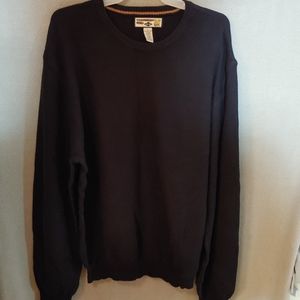 🌼4/$20Caribbean Joe Let Go Crewneck Black Sweater